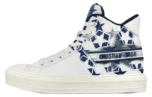 DIOR Women's Walk'N'DIOR Star Etoile High 'White Deep Blue'