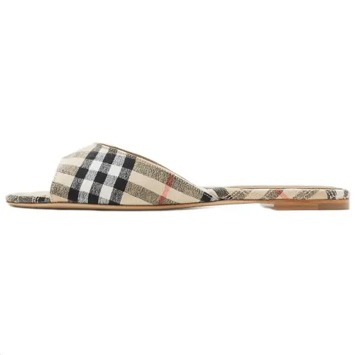 Burberry Slide Slippers Women's Light Brown