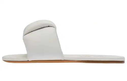 MIU MIU Slide Slippers Women's White
