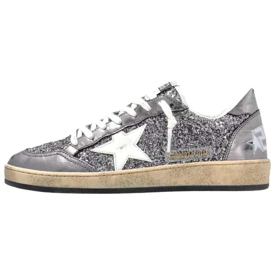 Женские кеды Golden Goose Ball Star (пурпурные)
