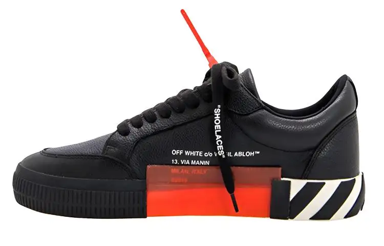 OFF WHITE Vulcanized Low 'Black White'