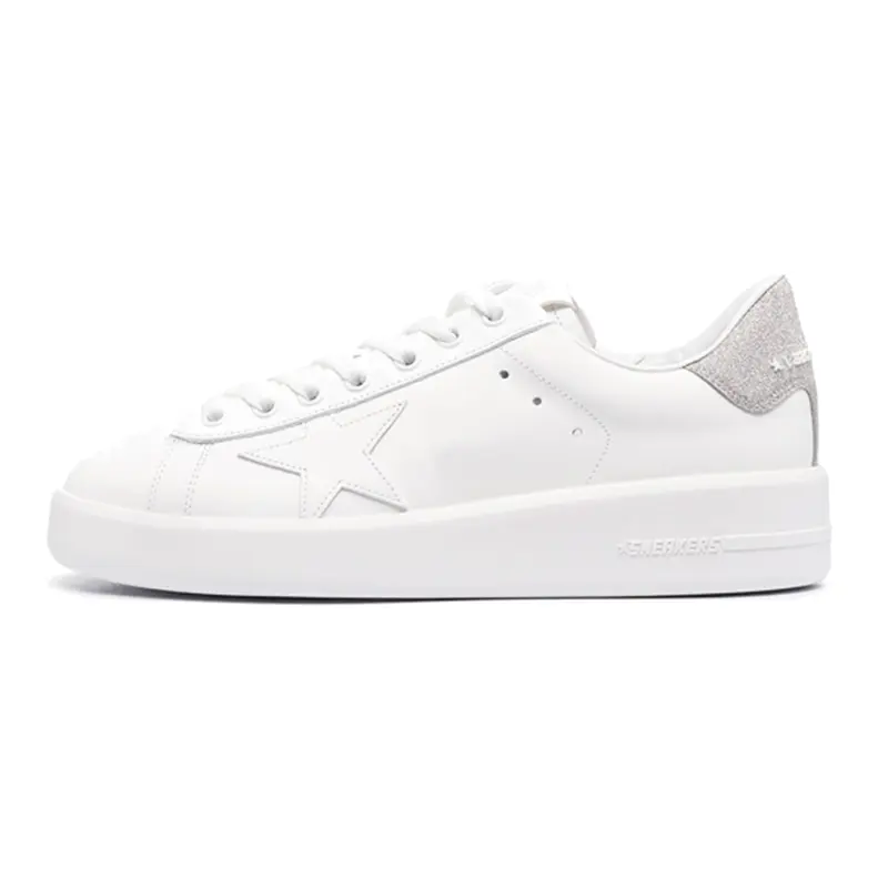 Golden Goose Purestar White Silver Women's