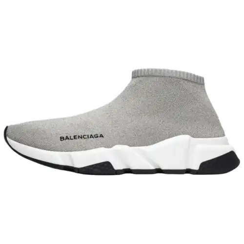 Balenciaga Speed Mid top Casual Shoes Women's Gray