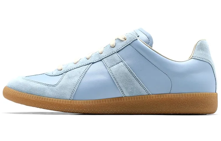 Maison Margiela Replica Low top Stylish Skateboarding Shoes Men's Light Blue