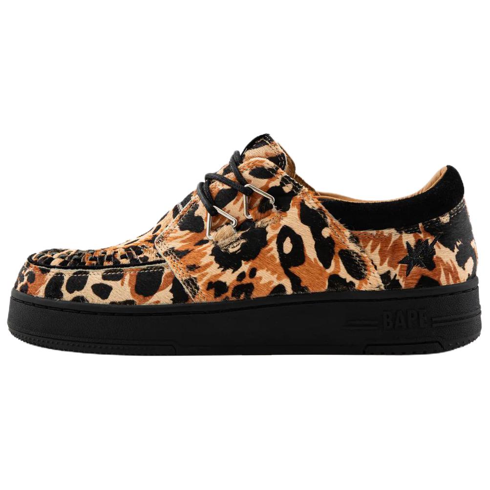 Женские кеды A BATHING APE CREEP STA 1 (коричневые)