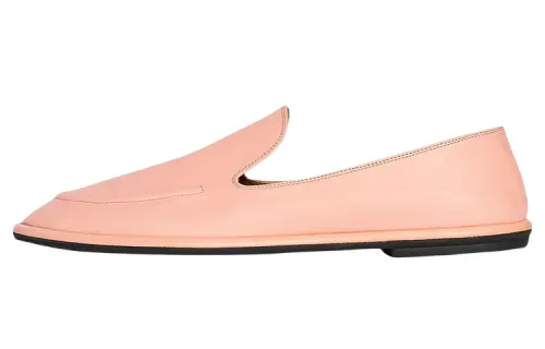 THE ROW Leather Flat Shoes Women's Pink