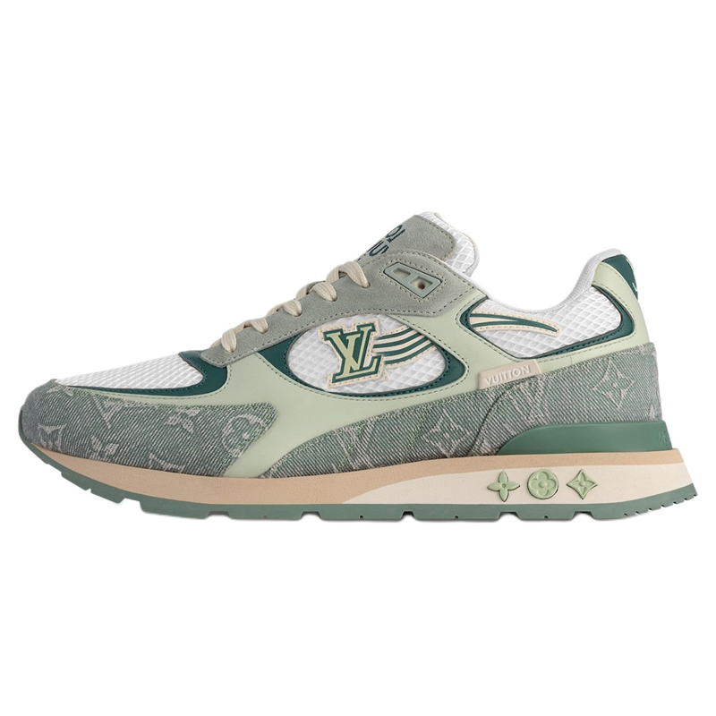 LOUIS VUITTON Run Away Mesh Low top Casual Shoes Men's Green