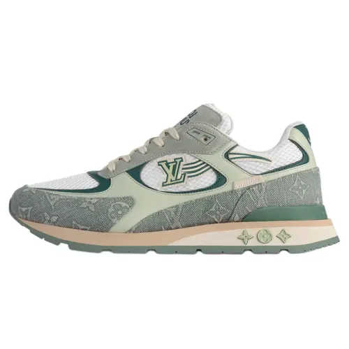 LOUIS VUITTON Run Away Mesh Low top Casual Shoes Men's Green
