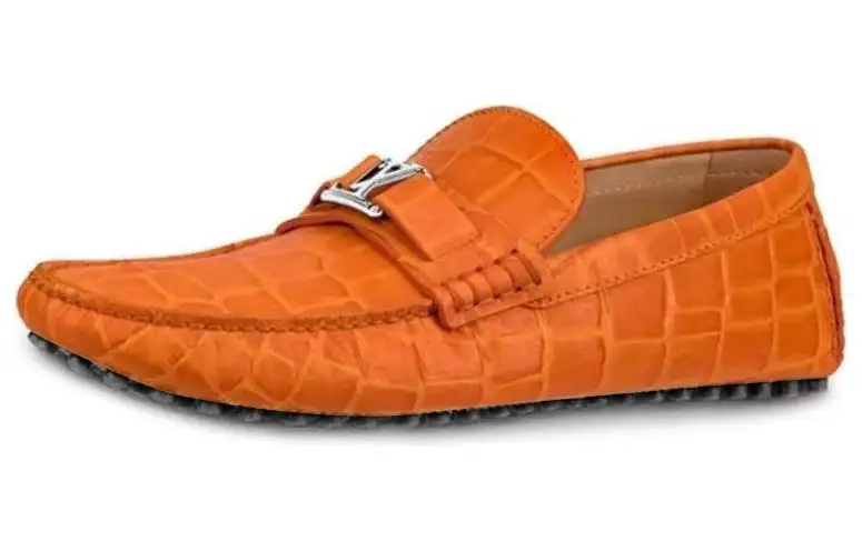 LOUIS VUITTON Hockenheim Moccasin Shoes 'Bright Brown'