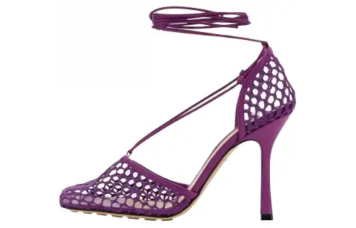 Bottega Veneta Stretch Lace Up Pumps