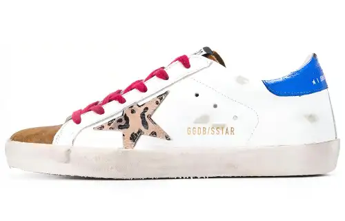 Golden Goose Super Star Stylish Skateboarding Shoes Women's White Umber