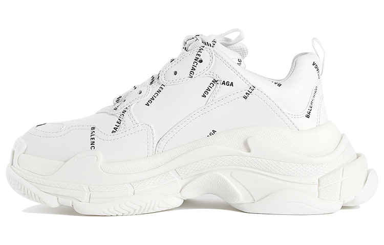 Женские кроссовки Balenciaga Triple S (белые) — фото 1