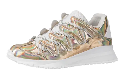 LOUIS VUITTON Zig Zag Sports Low top Casual Shoes Men's Bright Gold