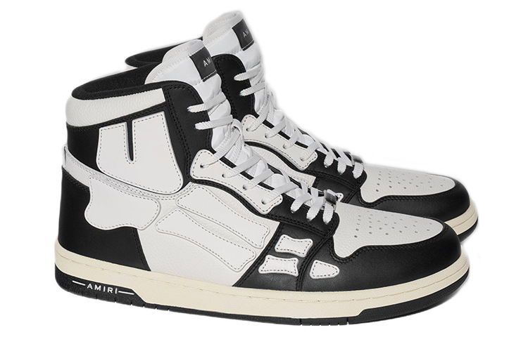 AMIRI Women's Skel Top High 'Black White'