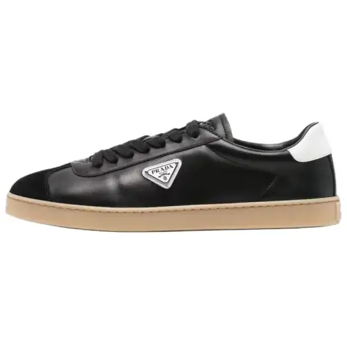 PRADA Low top Skateboard Shoes Men's Black