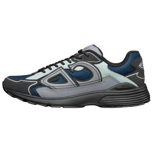 DIOR B30 Countdown Low top Casual Shoes Men's Blue Mint