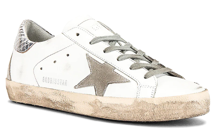 Golden Goose Super-Star Sneakers Silver Women's