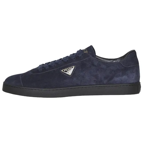 PRADA Low top Skateboard Shoes Men's Dark Blue