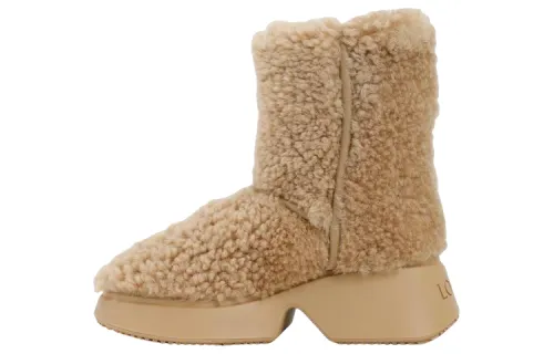 LOEWE Short Snow Boots Men's Brown