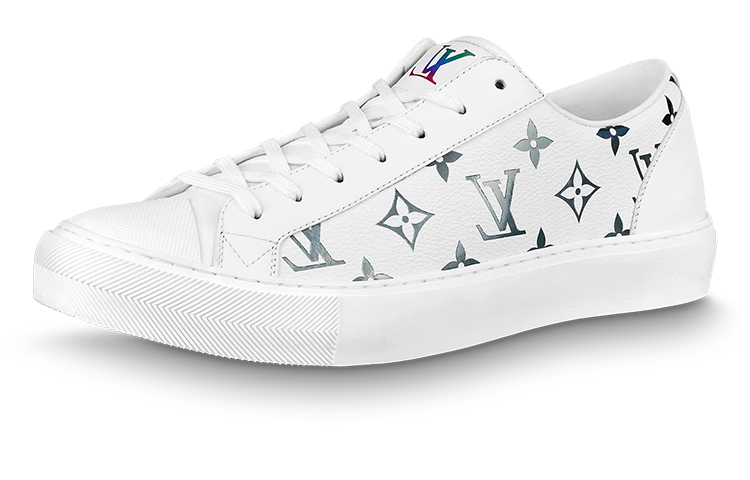 LOUIS VUITTON Tattoo Sneakers 'White With Colorful Monogram'