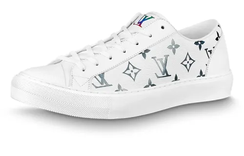 LOUIS VUITTON Tattoo Sneakers 'White With Colorful Monogram'