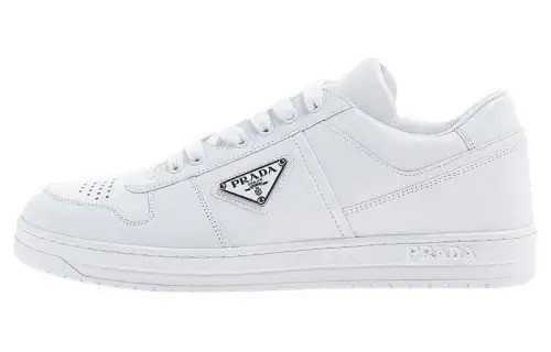 PRADA Downtown Skateboard Shoes Men's Low Top White