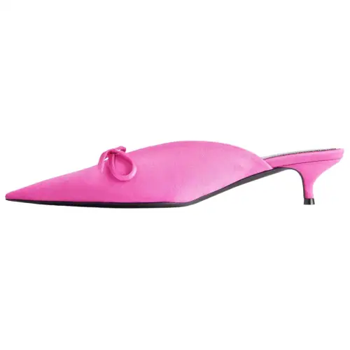 Balenciaga Knife Bow Mules Women's