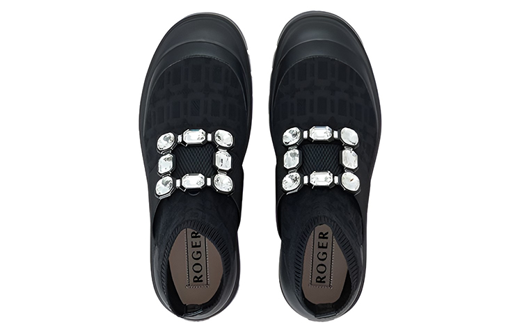 Roger Vivier Crystal-embellished Sock-style Boots