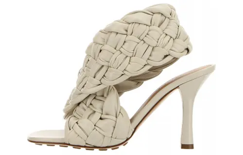 Bottega Veneta One Strap Sandals Women's White