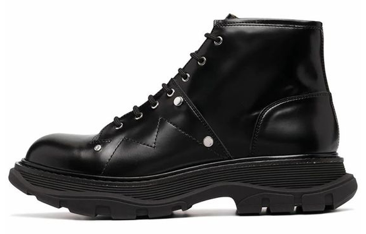 Мужские ботинки Alexander McQueen Tread Slick (черные)