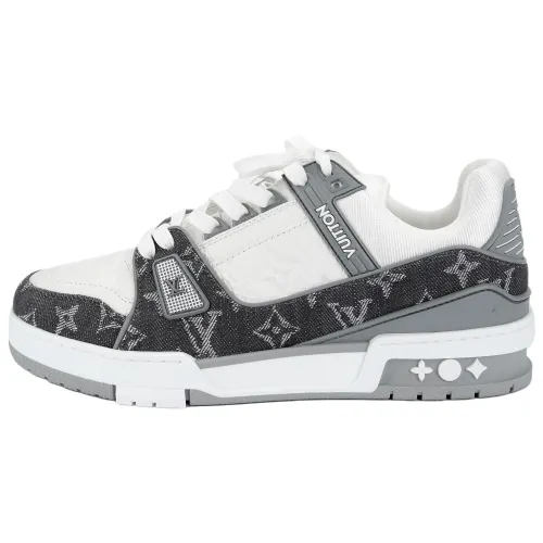 LOUIS VUITTON Trainer Low top Skateboard Shoes Women's Gray
