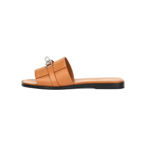 HERMES Giulia Stylish Sandal Women's Brown