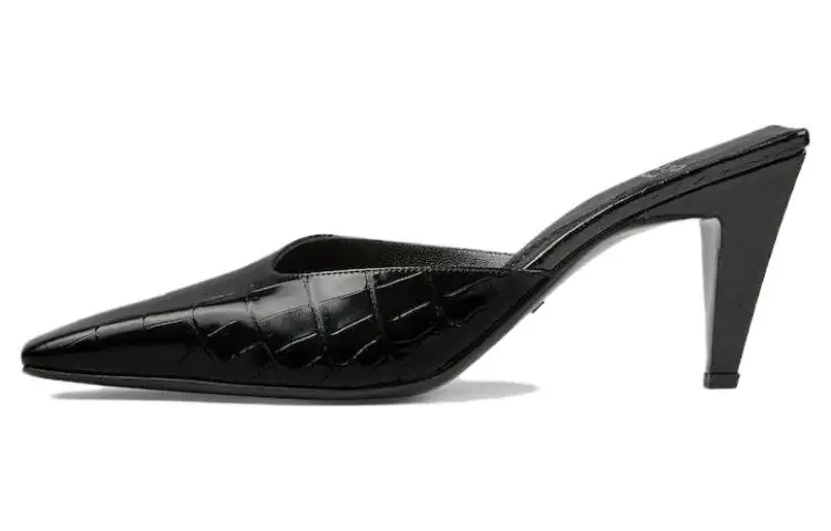 GUCCI Mock 75kmm Leather Mules
