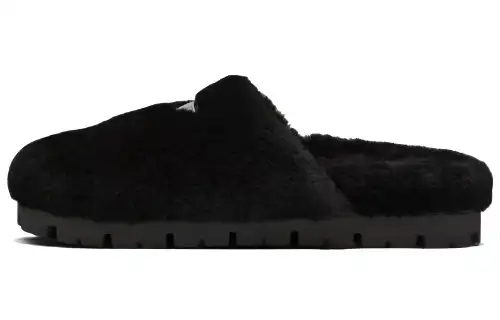 PRADA Closed Toe Slippers Women's Black