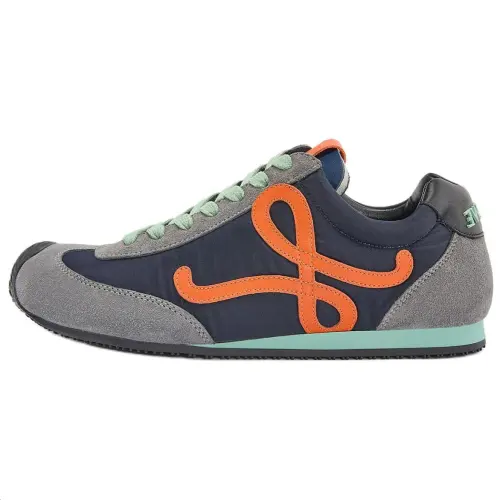 LOEWE Ballet Runner 2.0 Cow Leather Low top Casual Shoes Men's Gray Blue