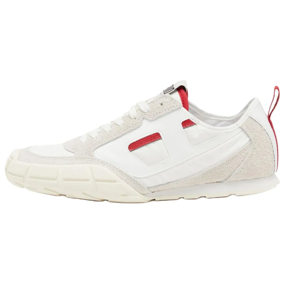 DIESEL S Pagodha Cow Leather Low top Casual Shoes Men's White Red