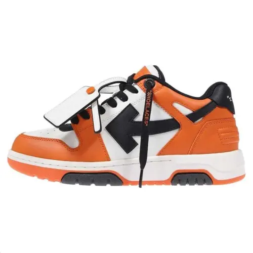 OFF WHITE Low top Skateboard Shoes Women's Orange