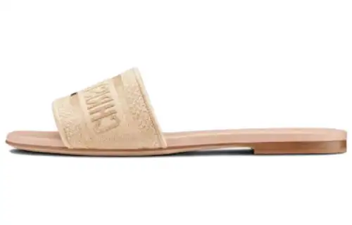 DIOR Dway Slide Slippers Women's Gold