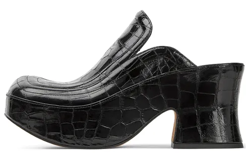 Bottega Veneta Wedge Clog Black Women's
