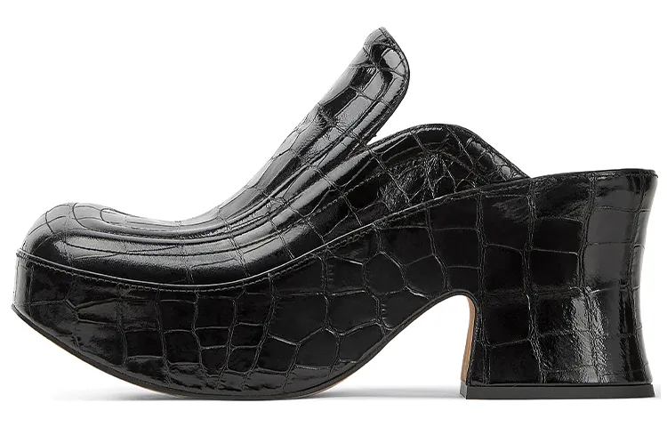 Bottega Veneta Wedge Clog Black Women's