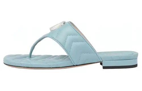 GUCCI GG No Special Function Flip Flops Women's Blue