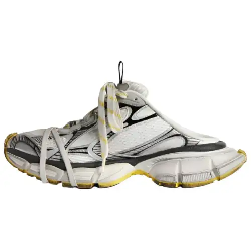 Balenciaga 3XL Closed Toe Slippers Women's Gray
