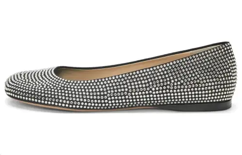 LOEWE Toy Rhinestone-embellished Ballerina Shoes