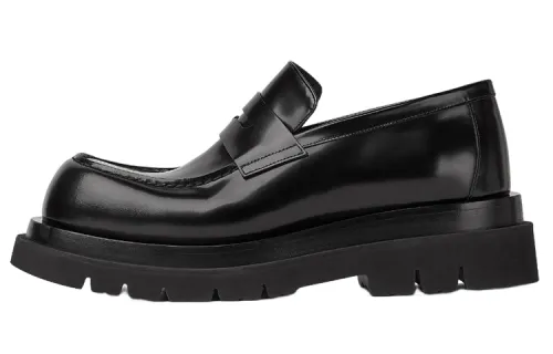 Bottega Veneta Lug Chelsea Loafers Men's Black