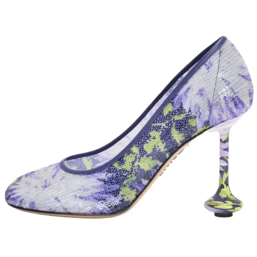 LOEWE Toy Irregular Heel High Heels 9cm Women's Purple