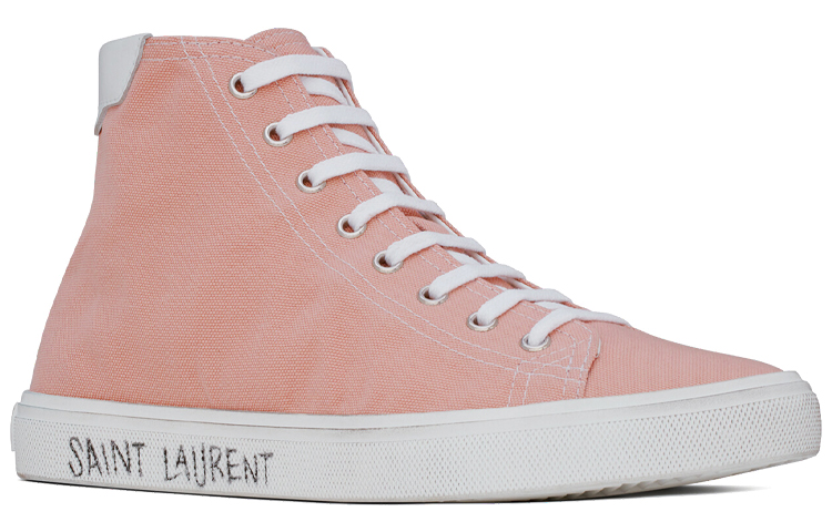 Женские кеды SAINT LAURENT 658196GIIN05961 (розовые) — фото 3