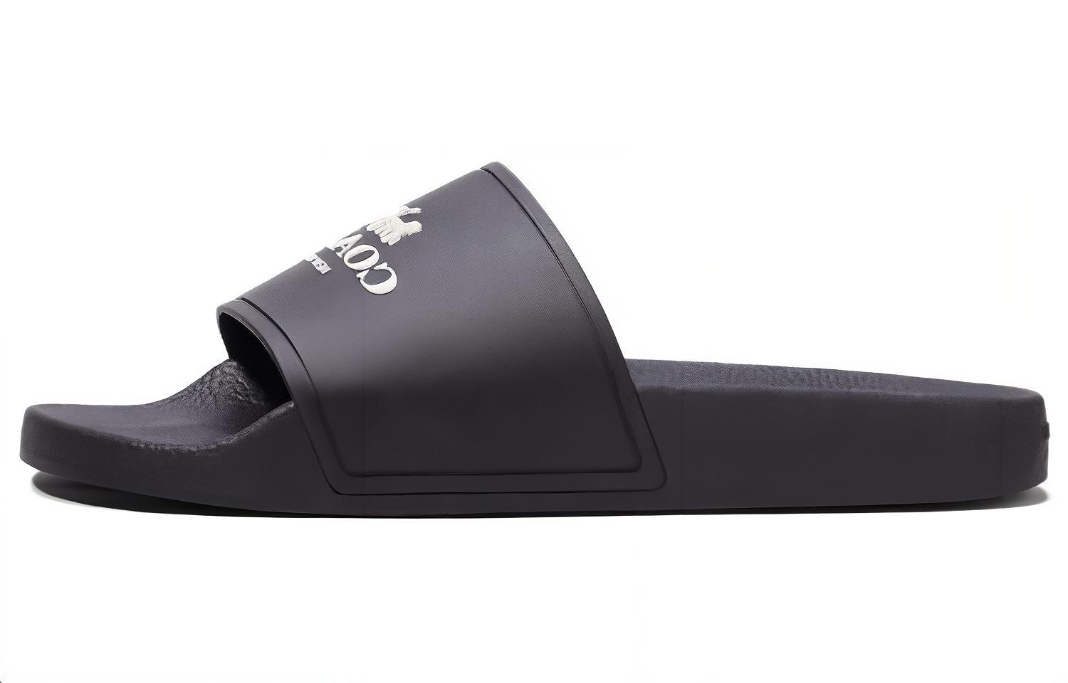 COACH Quick Dry Slide Slippers Men's Black