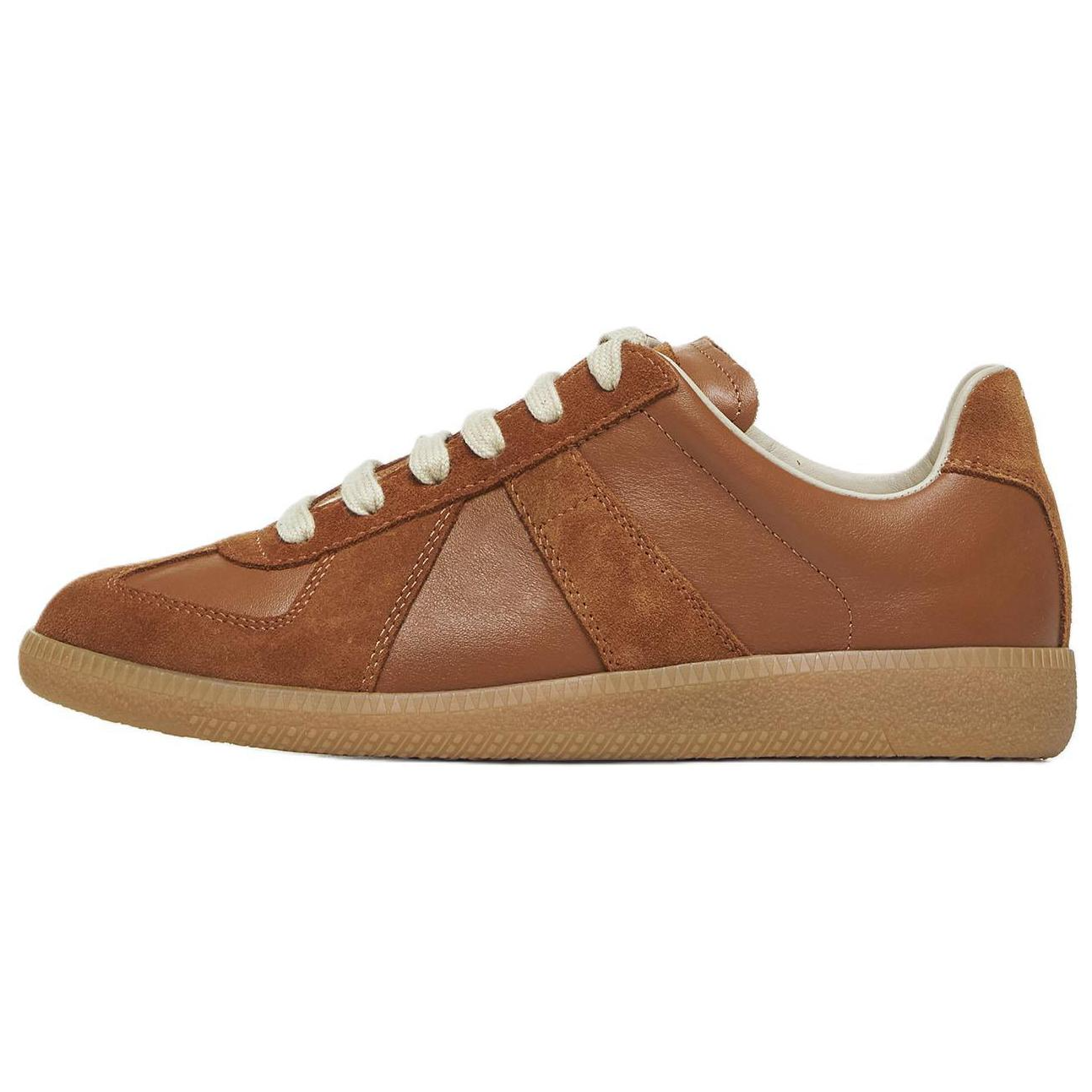 Женские кеды Maison Margiela Replica (коричневые)