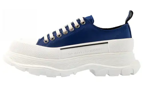 Alexander McQueen Tread Slick Lace Up Sneakers 'Blue Denim'