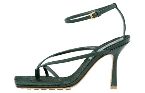 Bottega Veneta Stretch Slim Heel High Heels Women's Green